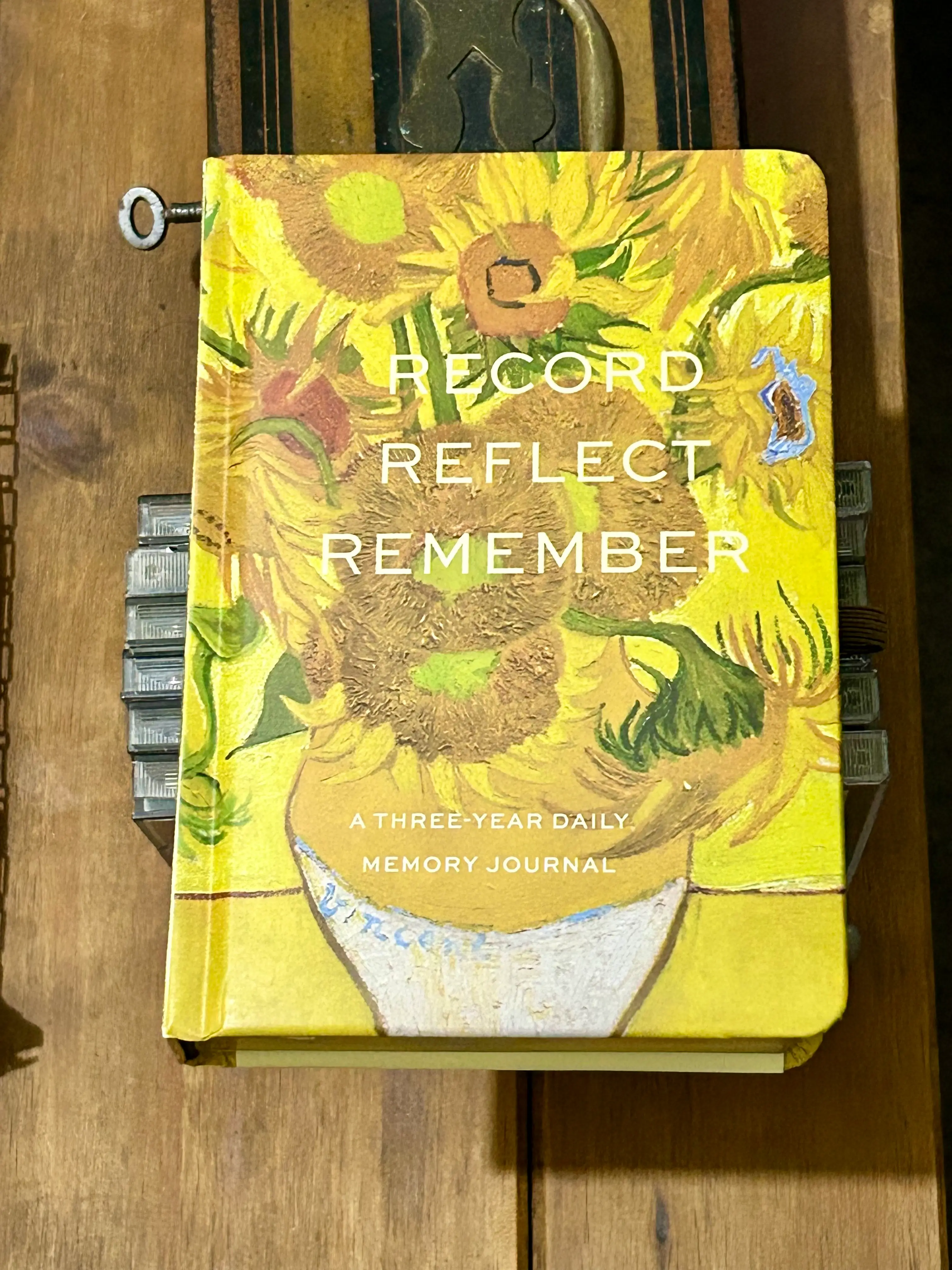 Van Gogh Diary with Sunflowers